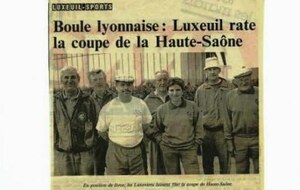 Coupe de la Ht-Saône 1993