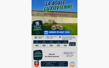 CONCOURS DU 29 AOÛT 2026