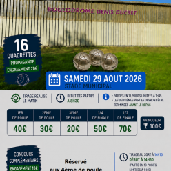 CONCOURS DU 29 AOÜT 2026
